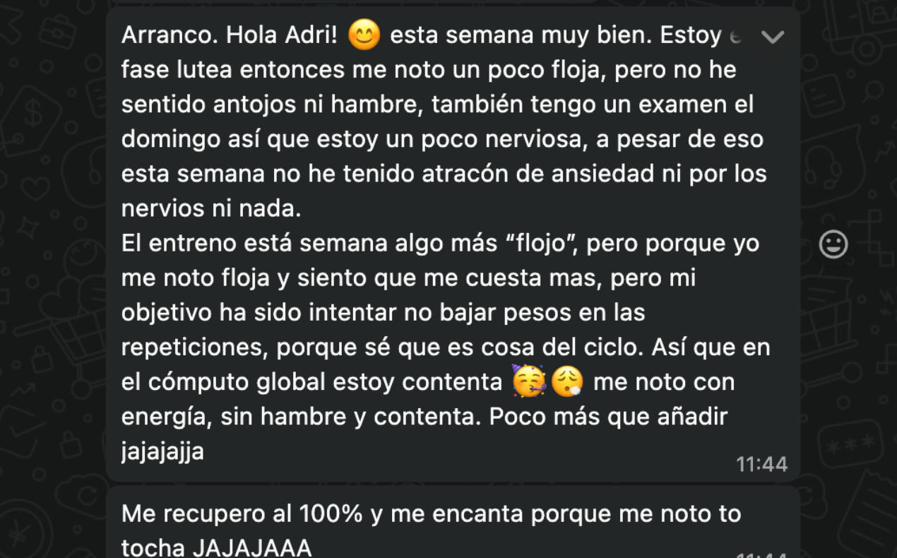 Testimonio de WhatsApp 2