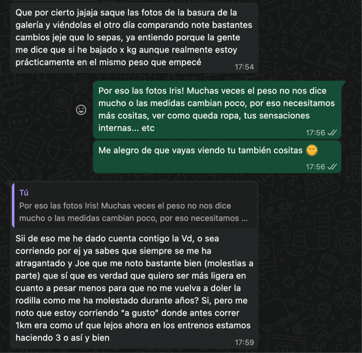 Testimonio de WhatsApp 5