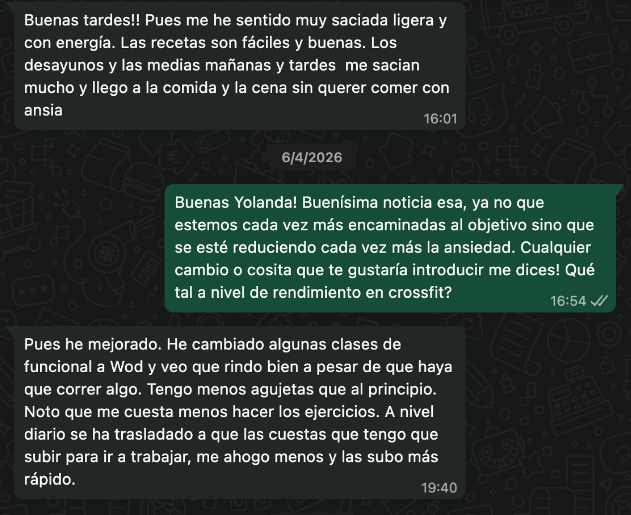 Testimonio de WhatsApp 6